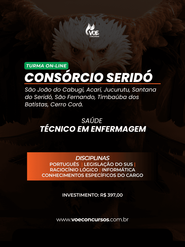 Consórcio Seridó: Técnico em Enfermagem