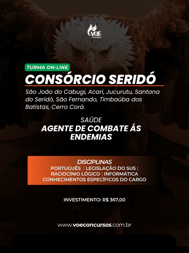 Consórcio Seridó: Agente de Combate às Endemias