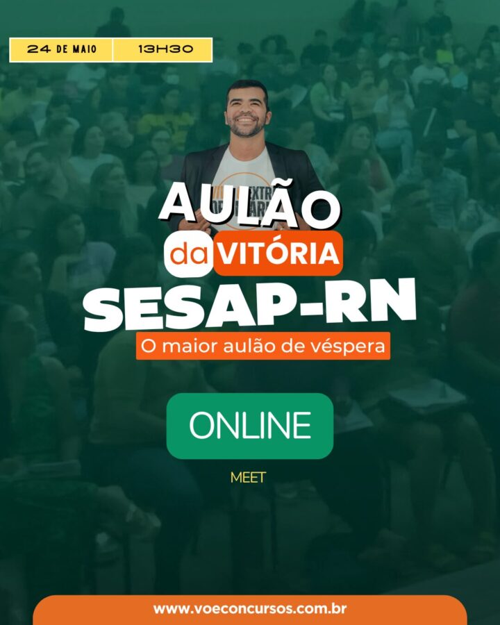 (ONLINE) Aulão de Véspera SESAP RN